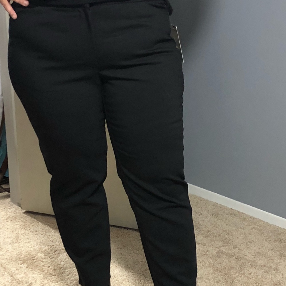 Black ankle pants
